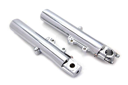 V-Twin Chrome 41mm Lower Fork Slider Set for Harley Davidson FLHT (2000-2009)