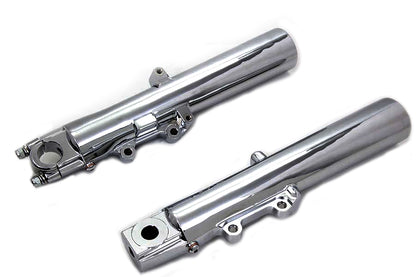 V-Twin Chrome 41mm Lower Fork Slider Set for Harley Davidson FLHT (2000-2009)