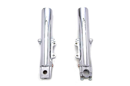 V-Twin Chrome 41mm Lower Fork Slider Set for Harley Davidson FLHT (2000-2009)