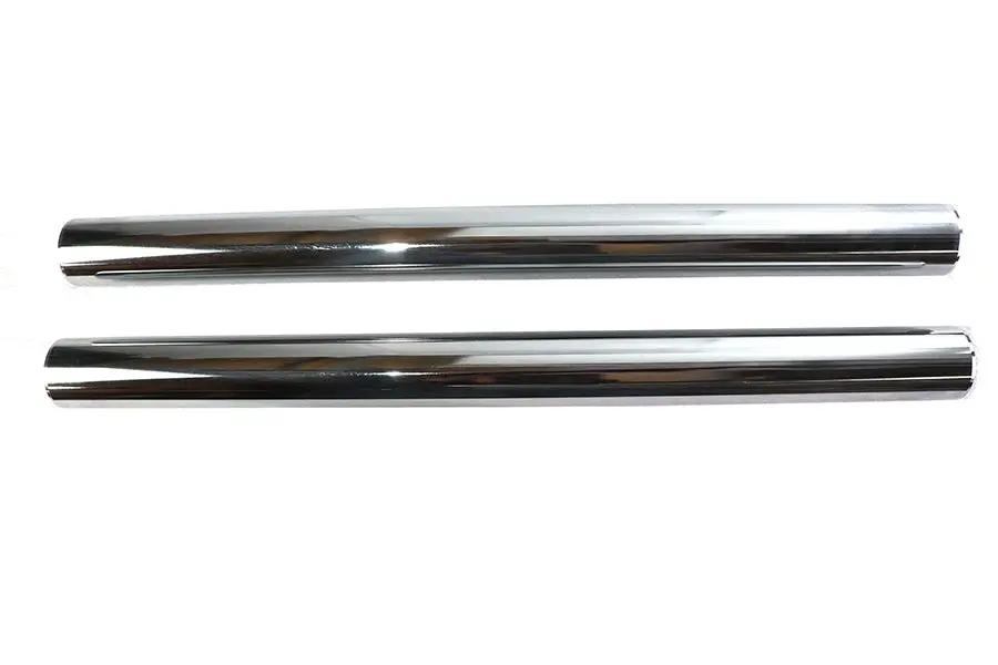 V-Twin Chrome 41mm Fork Tube Set – 20 Inch Length for Harley Davidson FL Models by V-Twin
