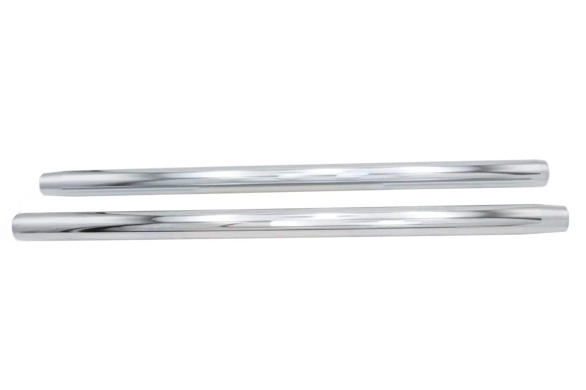 V-Twin Chrome 35mm Fork Tube Set for Harley Davidson 25-1/2 inch Length by V-Twin