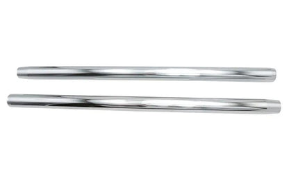 V-Twin Chrome 35mm Fork Tube Set for Harley Davidson 25-1/2 inch Length by V-Twin