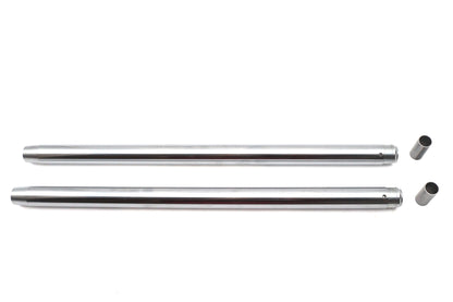 V-Twin JA-2 Hard Chrome 35mm Fork Tube Set for Harley-Davidson FXR and XL