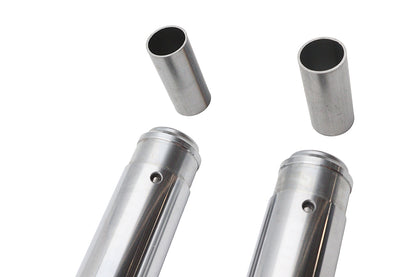 V-Twin JA-2 Hard Chrome 35mm Fork Tube Set for Harley-Davidson FXR and XL