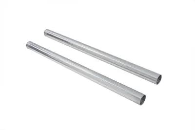 V-Twin Chrome 39mm Fork Tube Set for Harley Davidson FXR Models - 23-3/8 Inch Length by V-Twin