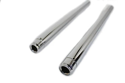 V-Twin Chrome Fork Tube Set Stock Length for Harley Davidson FLT (Part XB-2) by V-Twin