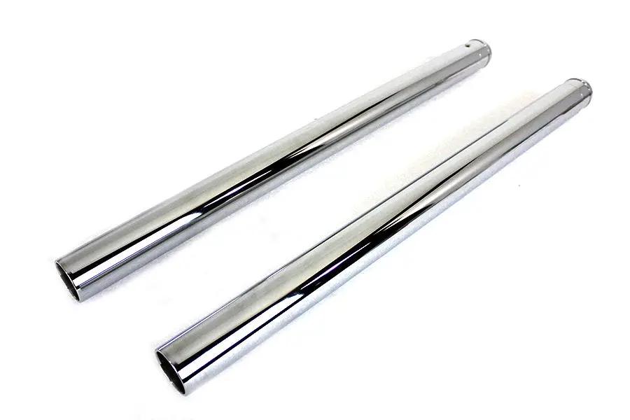 V-Twin Chrome Fork Tube Set 2 Inch Over Stock for Harley Davidson FLST Models by V-Twin