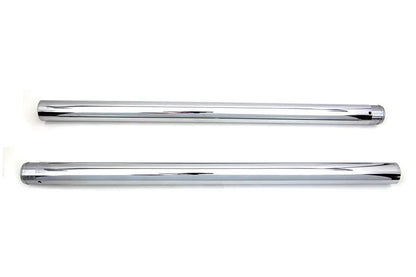 V-Twin Chrome Fork Tube Set 4 Inch Over Stock for Harley Davidson FLT by V-Twin