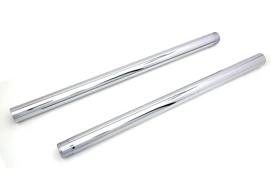 V-Twin Chrome Fork Tube Set 4 Inch Over Stock for Harley Davidson FLT by V-Twin