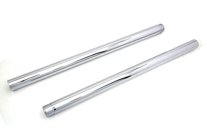 V-Twin Chrome Fork Tube Set 4 Inch Over Stock for Harley Davidson FLT by V-Twin