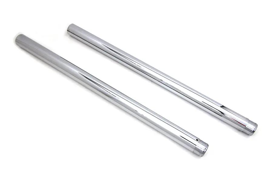 V-Twin Chrome Fork Tube Set 4 Inch Over Stock for Harley Davidson FLT by V-Twin