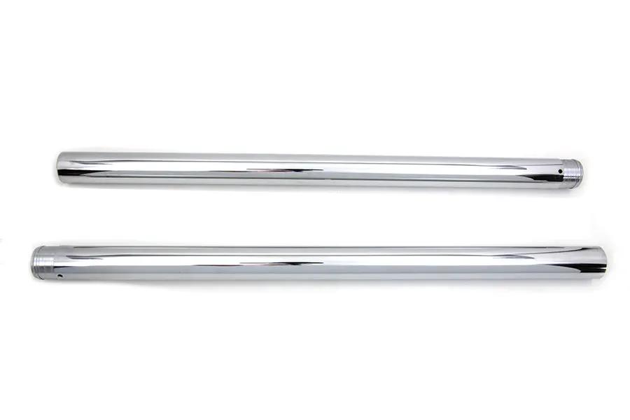 V-Twin Chrome Fork Tube Set 4 Inch Over Stock for Harley Davidson FLT by V-Twin