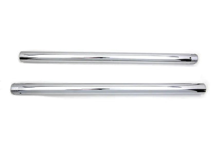 V-Twin Chrome Fork Tube Set 4 Inch Over Stock for Harley Davidson FLT by V-Twin