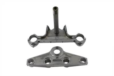 V-Twin Chrome Triple Tree Set for Harley Davidson FL Models by V-Twin