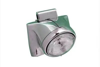 V-Twin 7 inch Headlamp Cowl Kit Chrome for Harley Davidson FL (1960-1969) by V-Twin