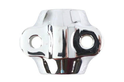 V-Twin Chrome Fork Slider Axle Cap for Left Side - Fits 35mm and 39mm Fork Tubes by V-Twin