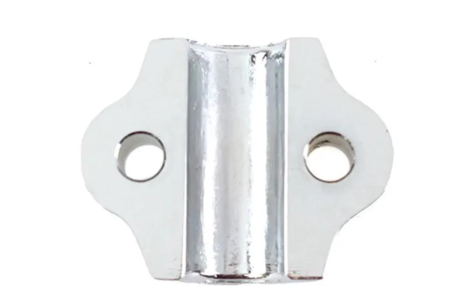 V-Twin Chrome Fork Slider Axle Cap for Left Side - Fits 35mm and 39mm Fork Tubes by V-Twin