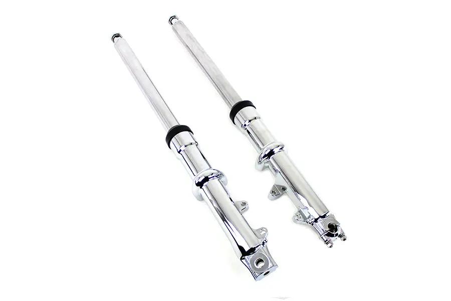 V-Twin 41mm Fork Slider Assembly with Chrome Sliders for Harley Davidson FX (1980-1983) by V-Twin