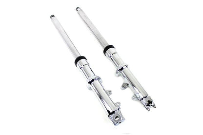 V-Twin 41mm Fork Slider Assembly with Chrome Sliders for Harley Davidson FX (1980-1983) by V-Twin