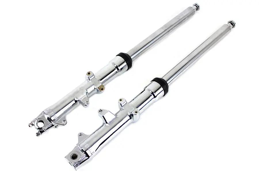 V-Twin 41mm Fork Slider Assembly with Chrome Sliders for Harley Davidson FX (1980-1983) by V-Twin