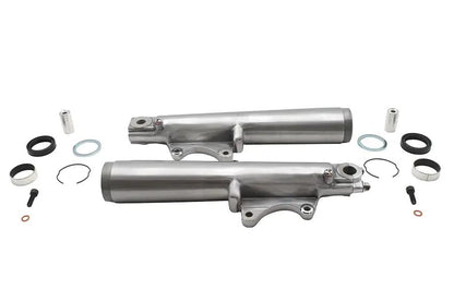 V-Twin Polished 41mm Fork Slider Set for Harley Davidson FLT (1986-1995) by V-Twin