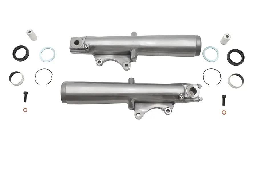 V-Twin Polished 41mm Fork Slider Set for Harley Davidson FLT (1986-1995) by V-Twin