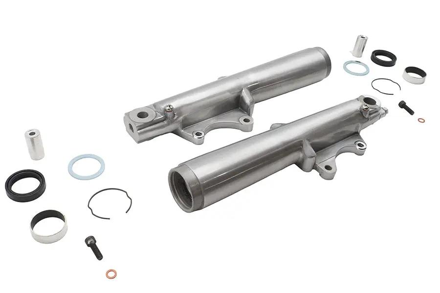 V-Twin Polished 41mm Fork Slider Set for Harley Davidson FLT (1986-1995) by V-Twin