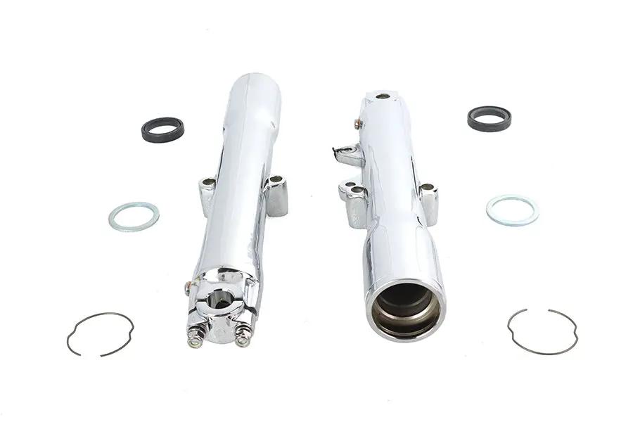 V-Twin 41mm Chrome Fork Slider Set for Harley Davidson FLST (1986-1995) by V-Twin