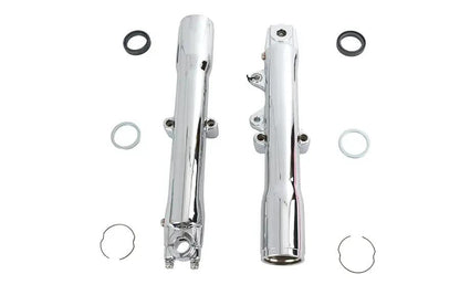V-Twin 41mm Chrome Fork Slider Set for Harley Davidson FLST (1986-1995) by V-Twin