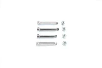 V-Twin C-80-43 Chrome Bolt Set for Front Brake Caliper Dual Disc - 4 Pieces by V-Twin
