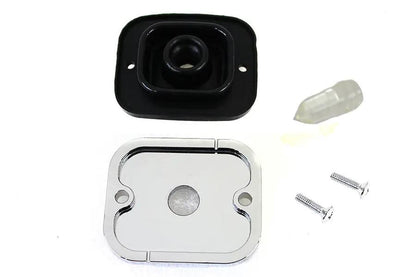 V-Twin Handlebar Master Cylinder Cover Chrome for Harley Davidson FLT and FXST by V-Twin