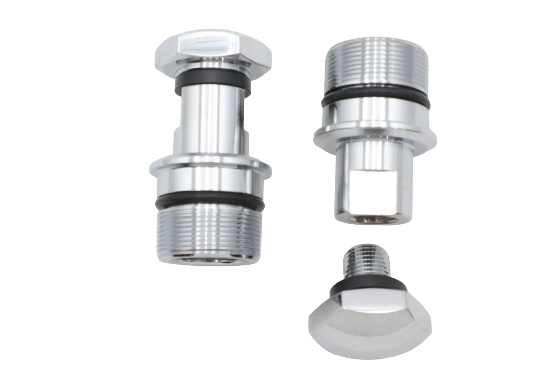 V-Twin Fork Tube Plug Kit Upper and Lower for Harley Davidson FL and FXST Models by V-Twin