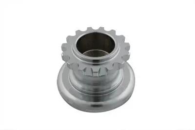 V-Twin Cone Stem Nut for Spring Fork Front End with Chrome Finish by V-Twin