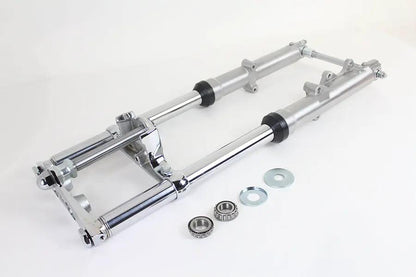 V-Twin 41mm Wide Glide Fork Assembly with Polished Sliders for Harley Davidson XL Models by V-Twin