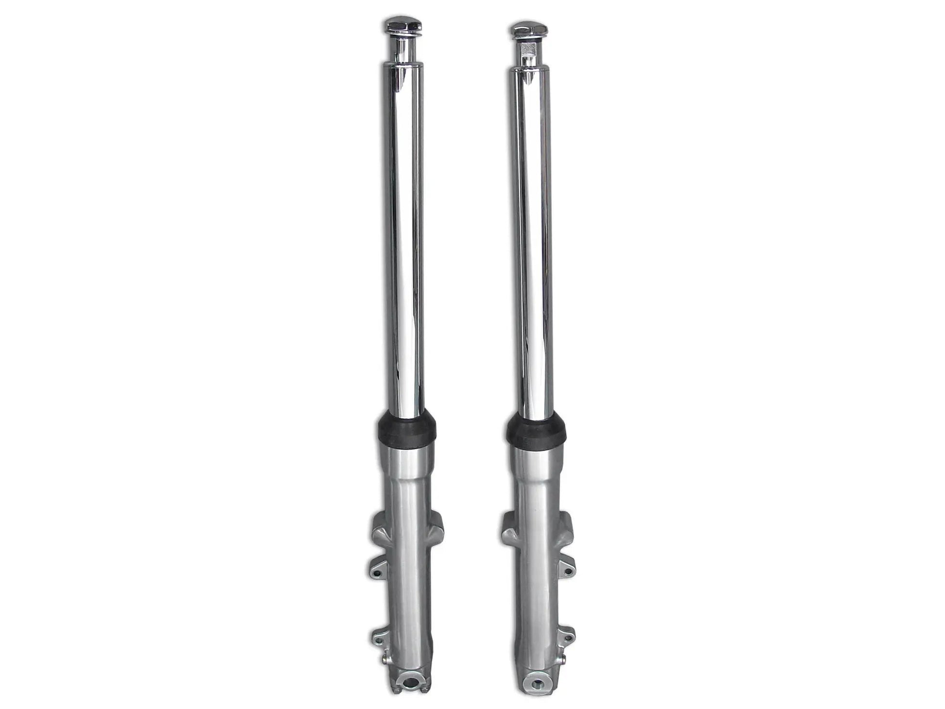 V-Twin 41mm Fork Slider Assembly with Polished Sliders for Harley Davidson FXWG (1980-1983) by V-Twin