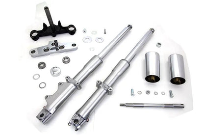 V-Twin 41mm Fork Assembly with Polished Sliders for Harley Davidson XL Models by V-Twin