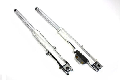 V-Twin Fork Slider Assembly with Polished Sliders for Harley Davidson FL (1973-1982) by V-Twin