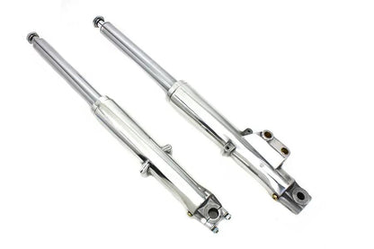 V-Twin Fork Slider Assembly with Polished Sliders for Harley Davidson FL (1973-1982) by V-Twin