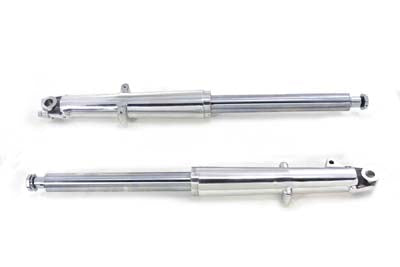V-Twin 41mm Hard Chrome Fork Slider Assembly with Polished Sliders for Harley Davidson FL (1949-1958)