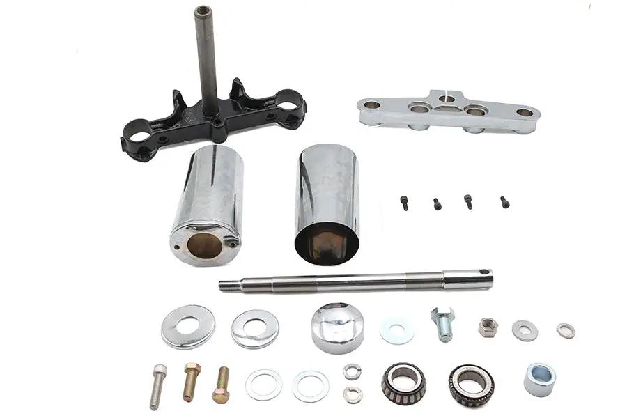 V-Twin 11 Inch Single Disc Fork Hardware Kit for Motorcycle Suspension by V-Twin