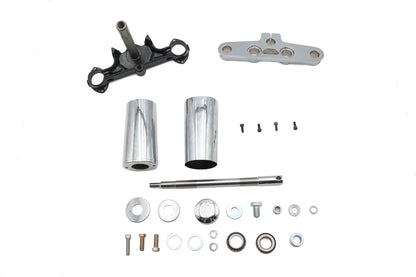 V-Twin 11 Inch Single Disc Fork Hardware Kit for Motorcycle Suspension by V-Twin
