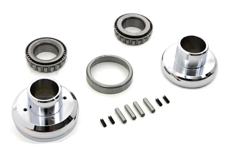 V-Twin Fork Neck Cup Kit Smooth for Harley Davidson FLH - 24-0874 by V-Twin