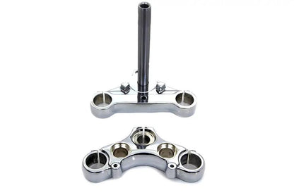 V-Twin Chrome Triple Tree Set for 39mm Fork Tubes - Fits Harley Davidson XL 1988-1997 by V-Twin