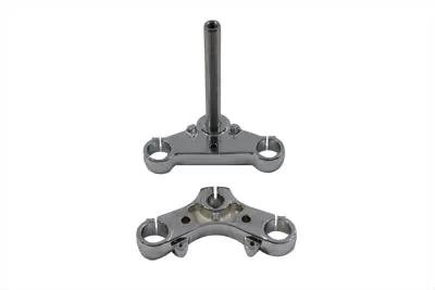 V-Twin Replica Triple Tree Set Chrome for Harley Davidson XL (2004-2013) by V-Twin