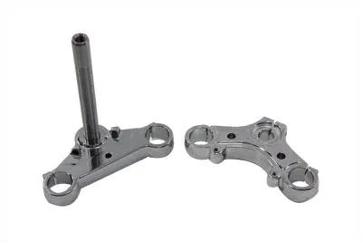 V-Twin Replica Triple Tree Set Chrome for Harley Davidson XL (2004-2013) by V-Twin