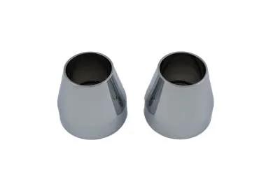 V-Twin Chrome Billet Alloy Fork Dust Shield - Part 24-0937 by V-Twin