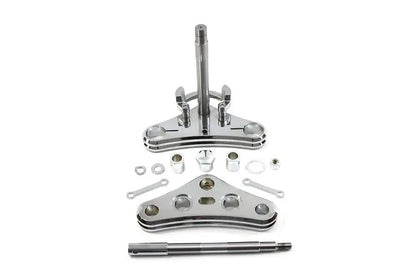 V-Twin 41mm Triple Tree Conversion Kit Chrome for Harley Davidson XL Models by V-Twin