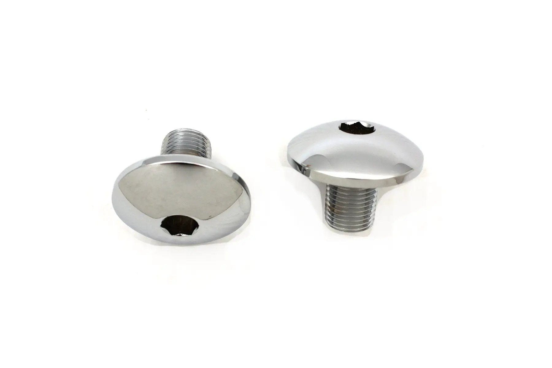 V-Twin Domed Allen Fork Tube Cap Set for 41mm Harley Davidson Forks - Part 094279 by V-Twin