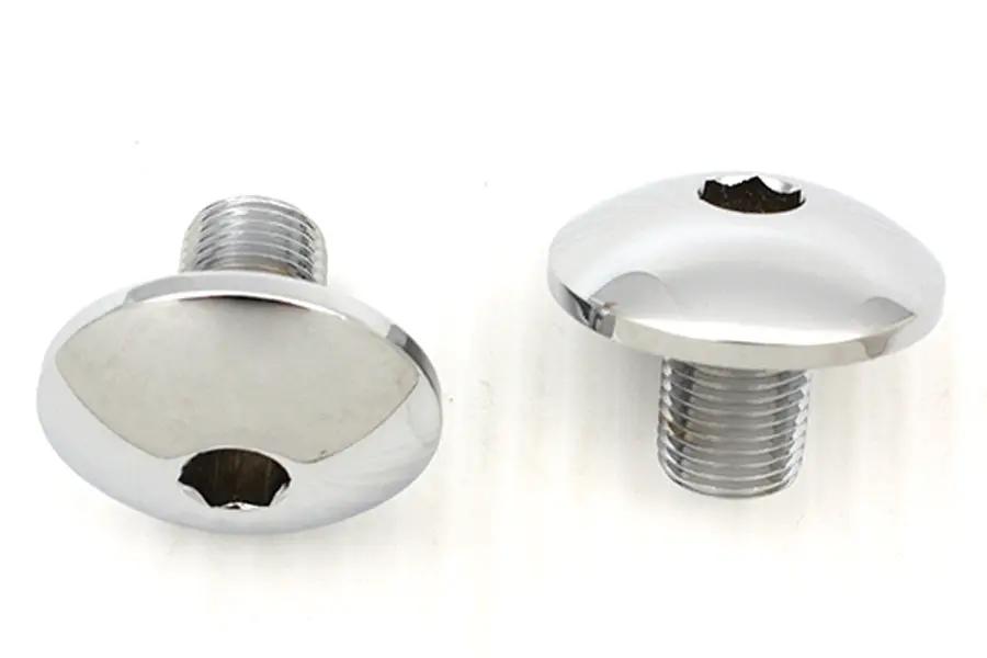 V-Twin Domed Allen Fork Tube Cap Set for 41mm Harley Davidson Forks - Part 094279 by V-Twin