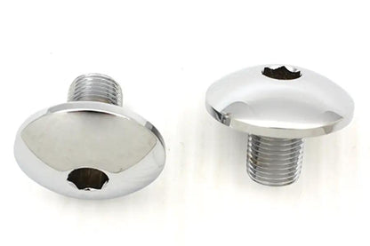V-Twin Domed Allen Fork Tube Cap Set for 41mm Harley Davidson Forks - Part 094279 by V-Twin